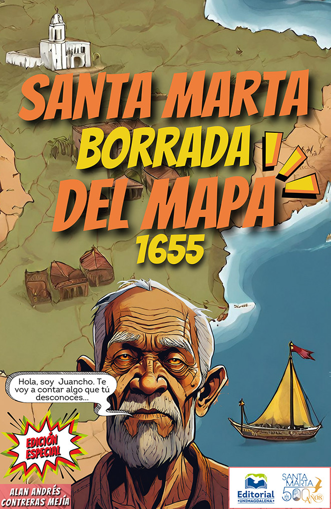 Santa Marta borrada del mapa 1655
